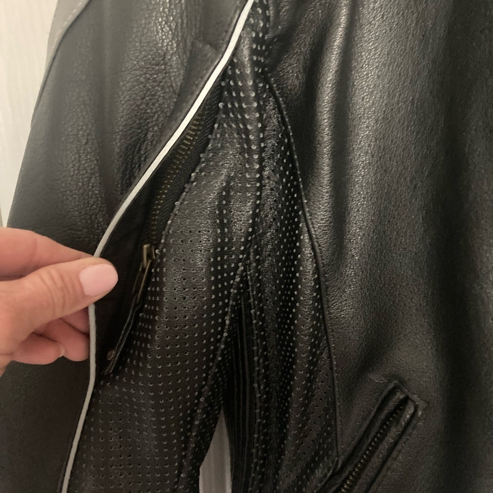 X Element Leather Motorcycle Jacket - image 6